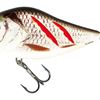 Salmo Slider 12cm Wounded Real Grey Shiner - Sinking